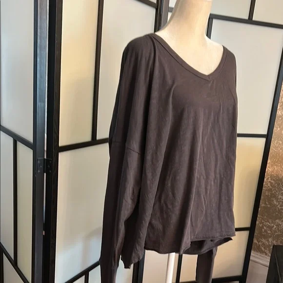 Lucky Brand Charcoal Women's Blouse - Picture 2 of 11